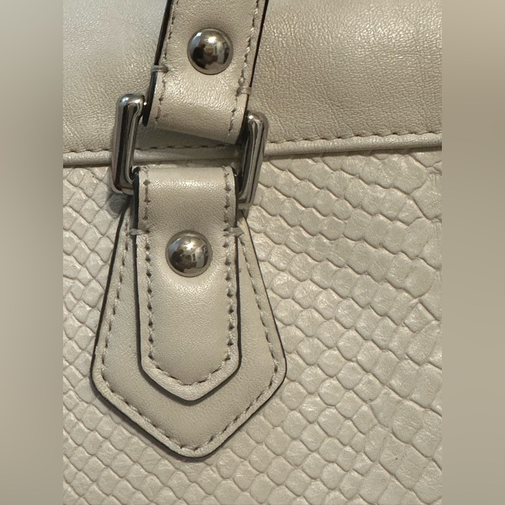 Limited Edition Coach Charlie Embossed Python Leather Tote 28723 - Picture 9 of 14